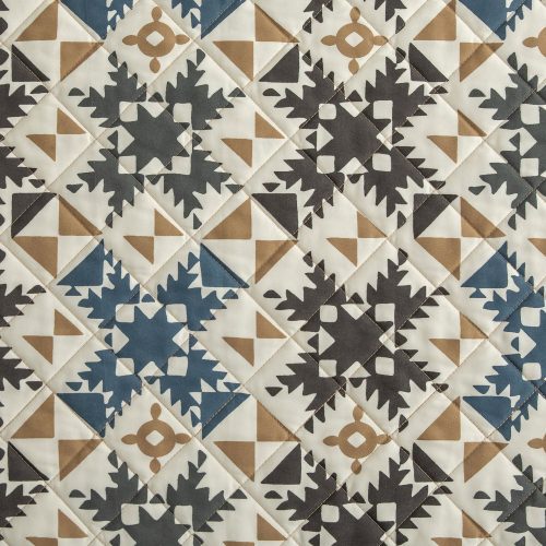 indigo hill quilt mosaic reversible quilt set 40076244943064