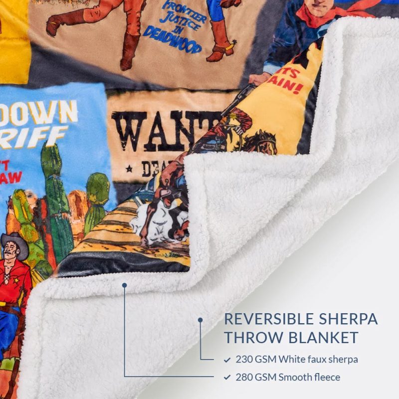 paseo road bandits heroes campfire sherpa throw 43319467245784