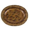 Barbwire Oval Iron Tray Set