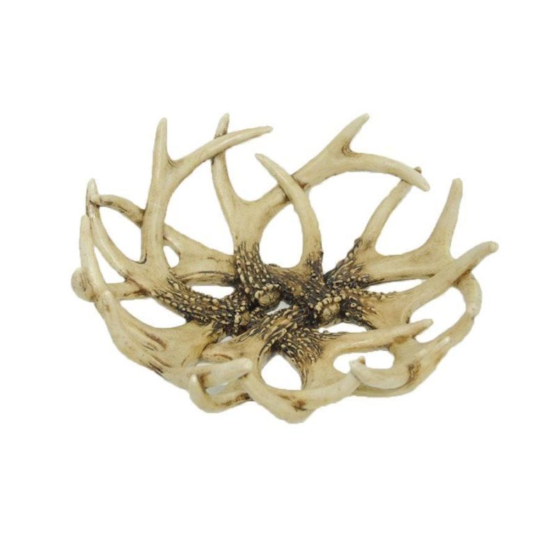 paseo road basket faux antler decorative basket tray 37486513094872