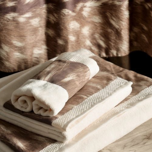 paseo road bath towel axis deer fur design 3pc towel set 37486273429720