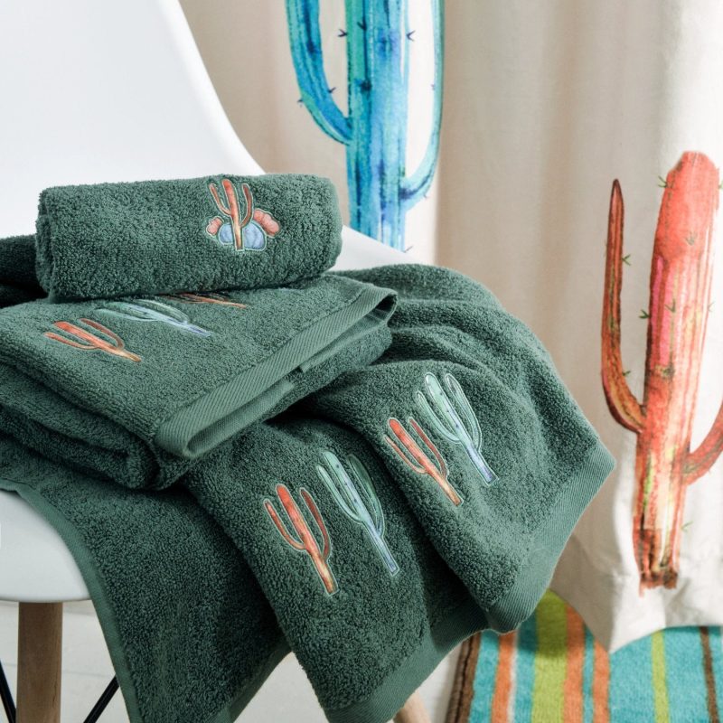 paseo road bath towel serape cactus 3 pc bath towel set turquoise 37486973354200