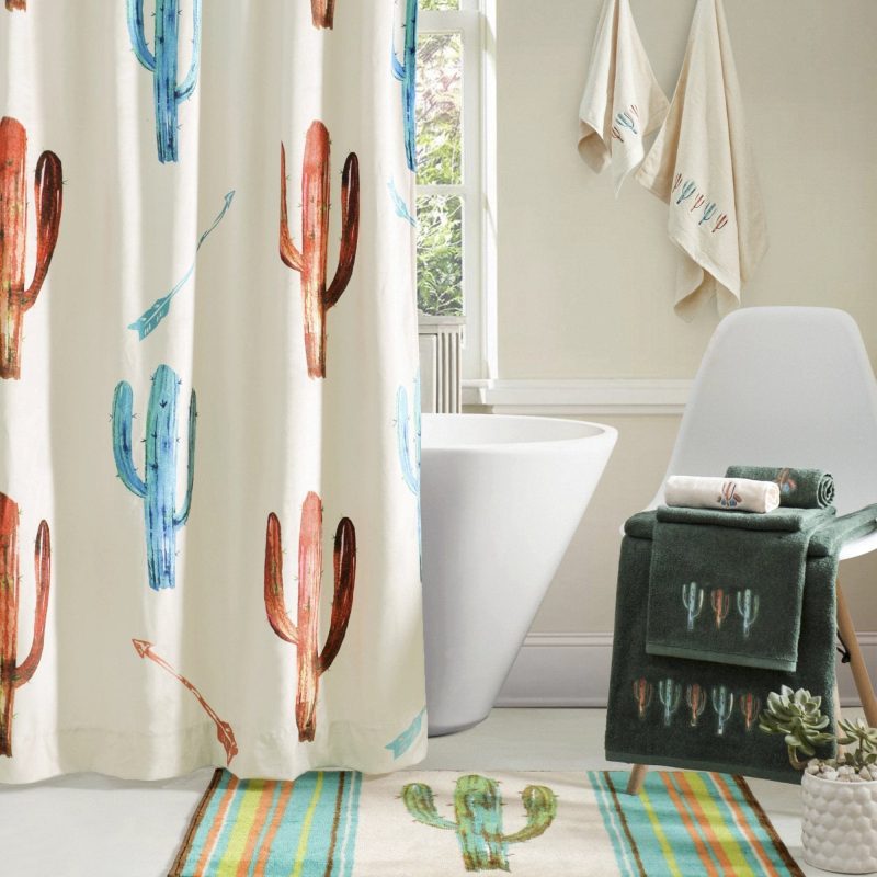 paseo road bath towel serape cactus 3 pc bath towel set turquoise 37486973386968