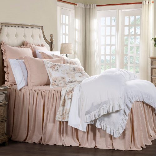 Luna Washed Linen Bedspread Set Bedspread