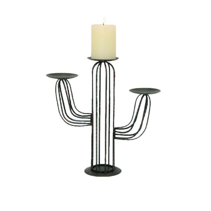 paseo road candle holder cactus 3 pillar candle holder 37486331887832