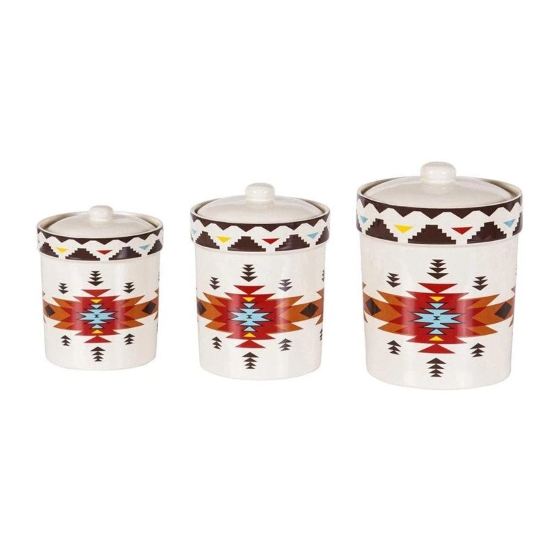 paseo road canister del sol aztec 3pc canister set 37486426718424