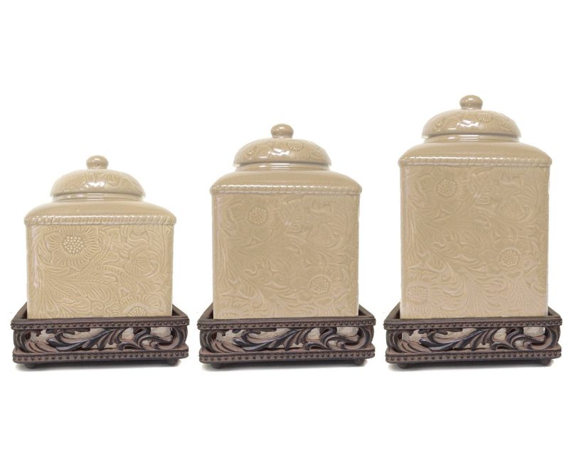 paseo road canister savannah 3pc canister base set 37486950908120