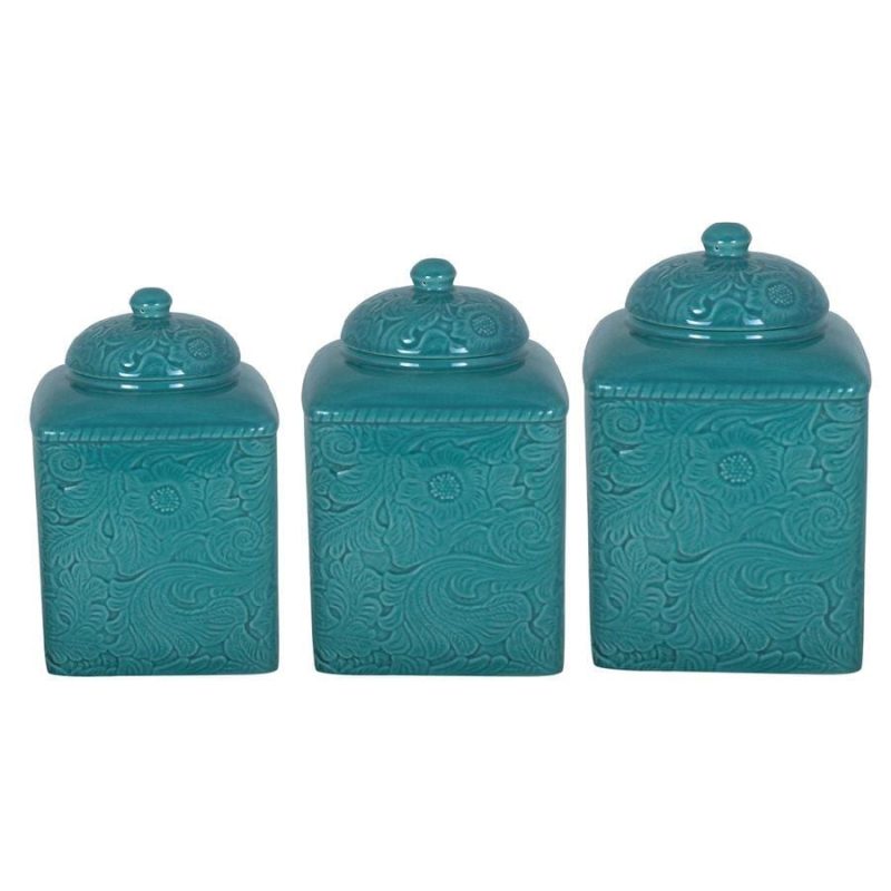 Savannah 3PC Canister Set, Cream Canister