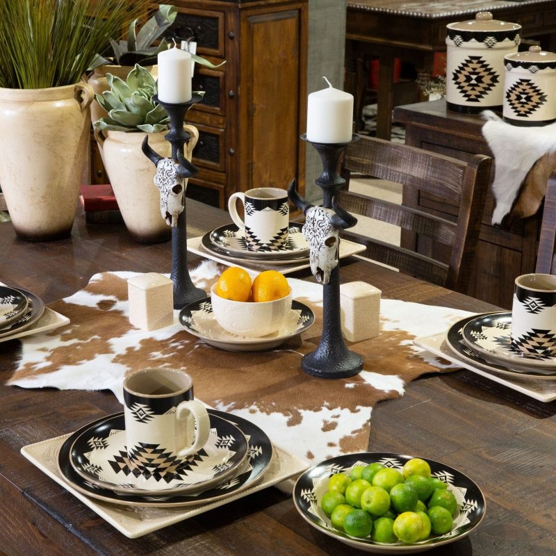 paseo road ceramic dinnerware chalet aztec 16pc ceramic dinnerware set 37486361837784