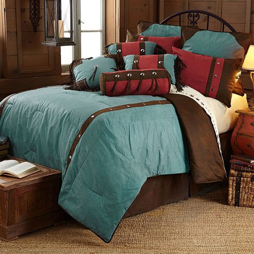 paseo road comforter cheyenne comforter set turquoise twin 37486378844376