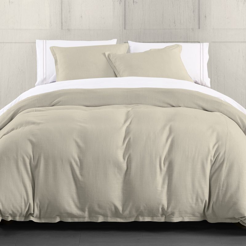 paseo road comforter duvet cover hera washed linen flange bedding set 37486559264984