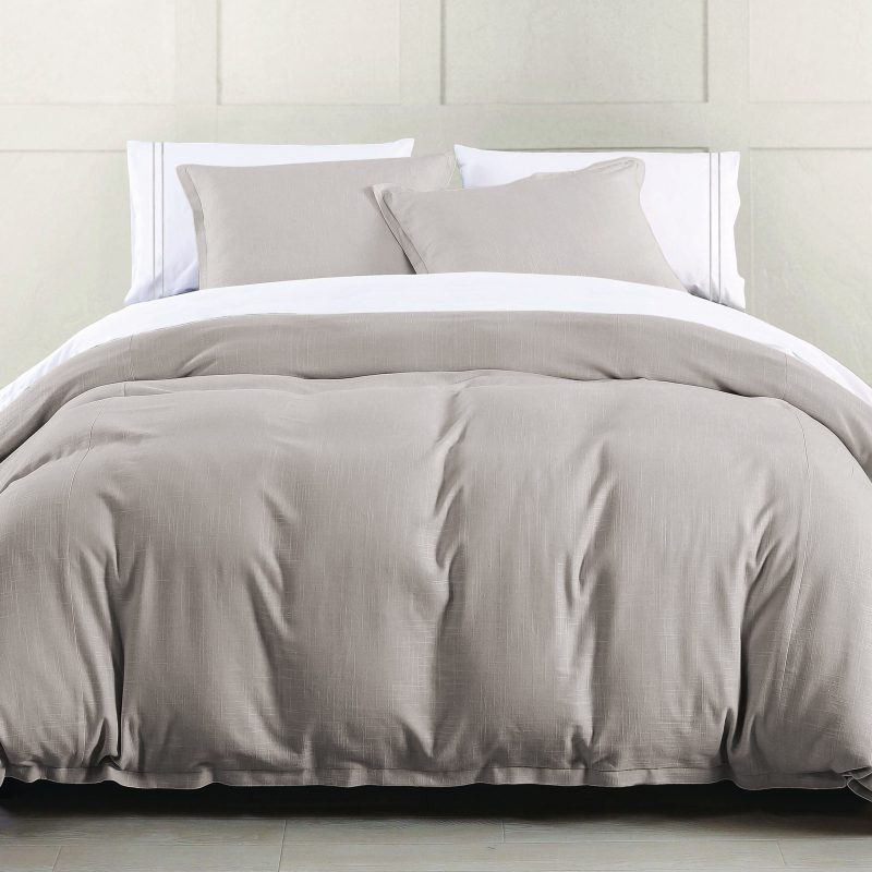 paseo road comforter duvet cover hera washed linen flange bedding set 37486559297752