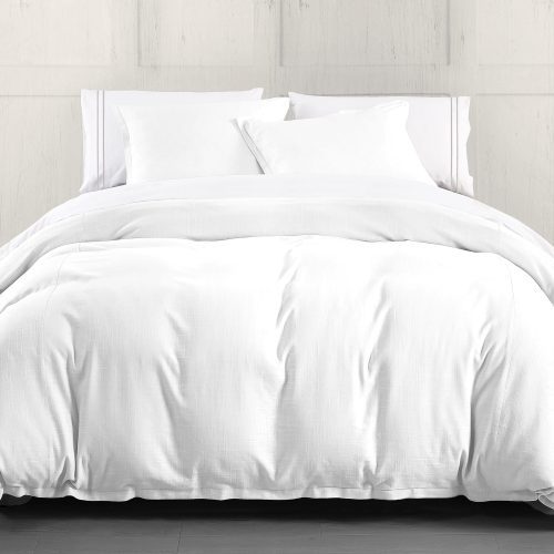 paseo road comforter duvet cover hera washed linen flange bedding set 37486559363288