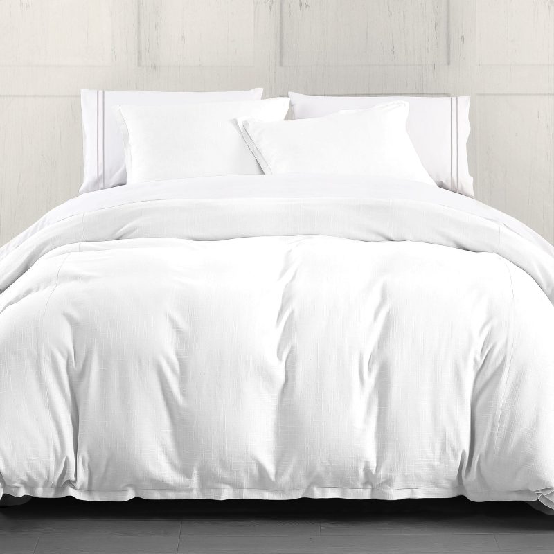 paseo road comforter duvet cover hera washed linen flange bedding set 37486568571096