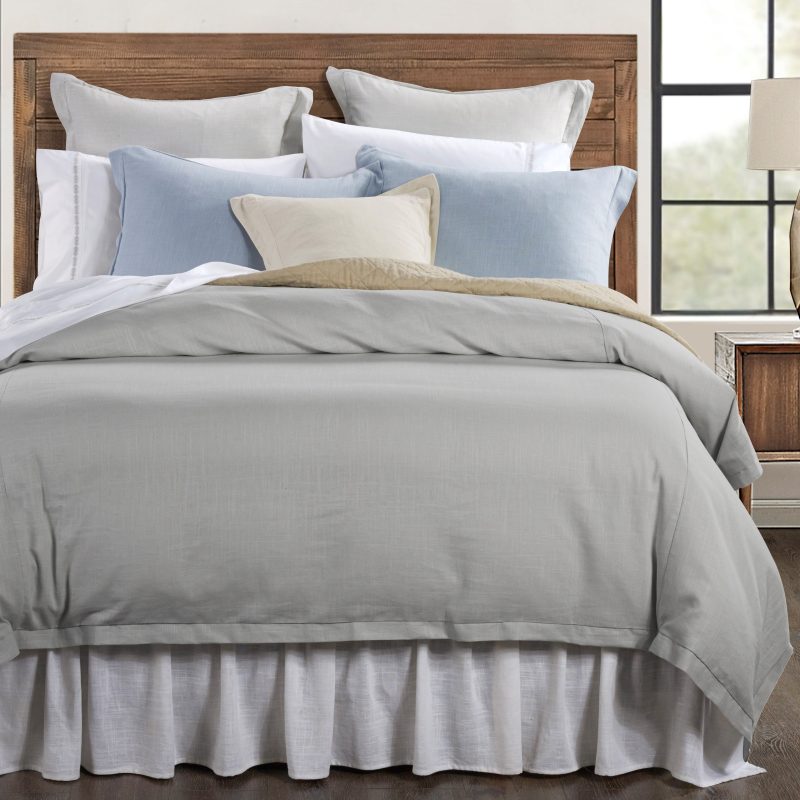 paseo road comforter duvet cover hera washed linen flange bedding set 38297935642840