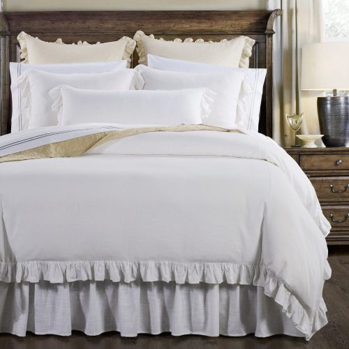 paseo road comforter duvet cover lily washed linen ruffled bedding set 37486676312280