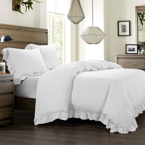 paseo road comforter duvet cover lily washed linen ruffled bedding set 37486676410584