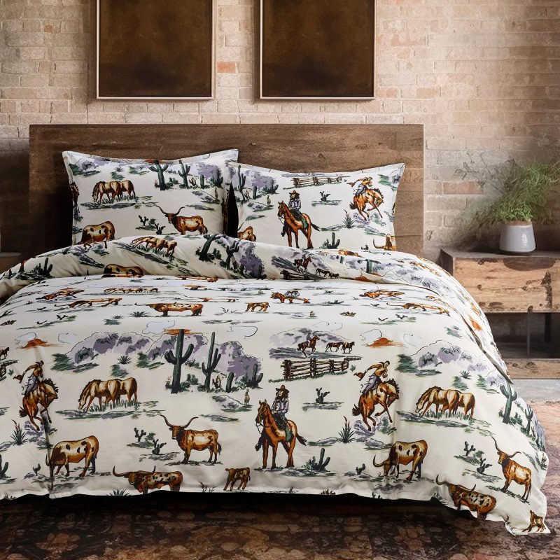 paseo road comforter duvet cover ranch life reversible bedding set 39407171928280