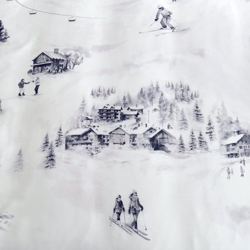 paseo road comforter duvet cover ski toile lyocell bedding set 39635251593432