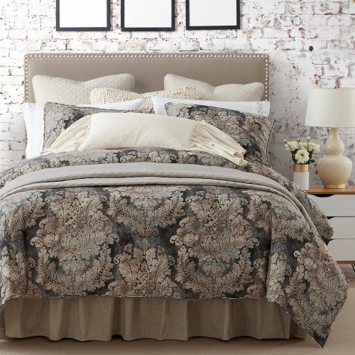 Victoria Damask Bedding Set Comforter / Duvet Cover