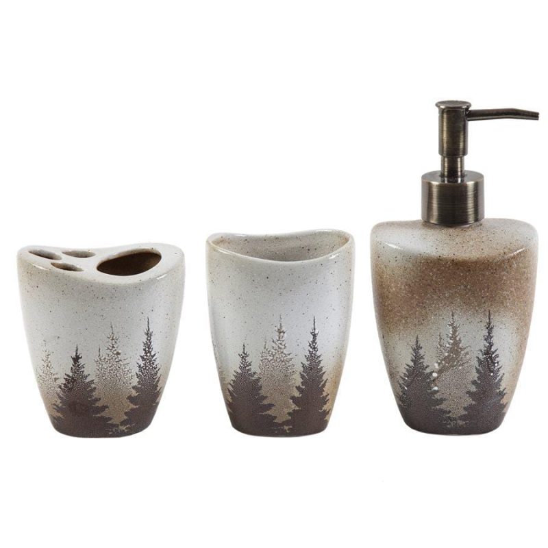 paseo road countertop bathroom sets clearwater pines 3 pc bathroom accessory set 37486385004760