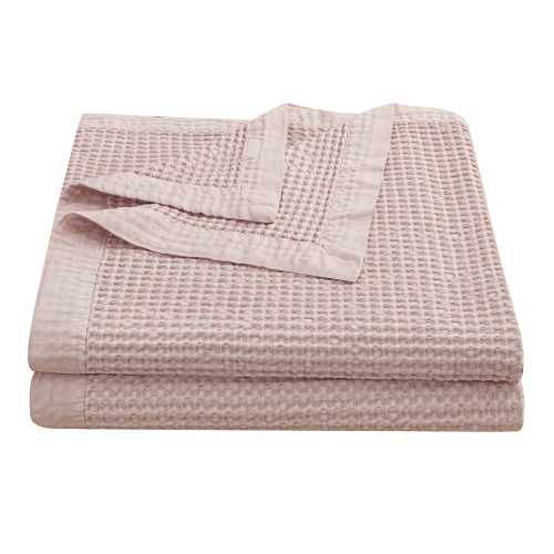 paseo road coverlet waffle weave cotton coverlet 39893099675864