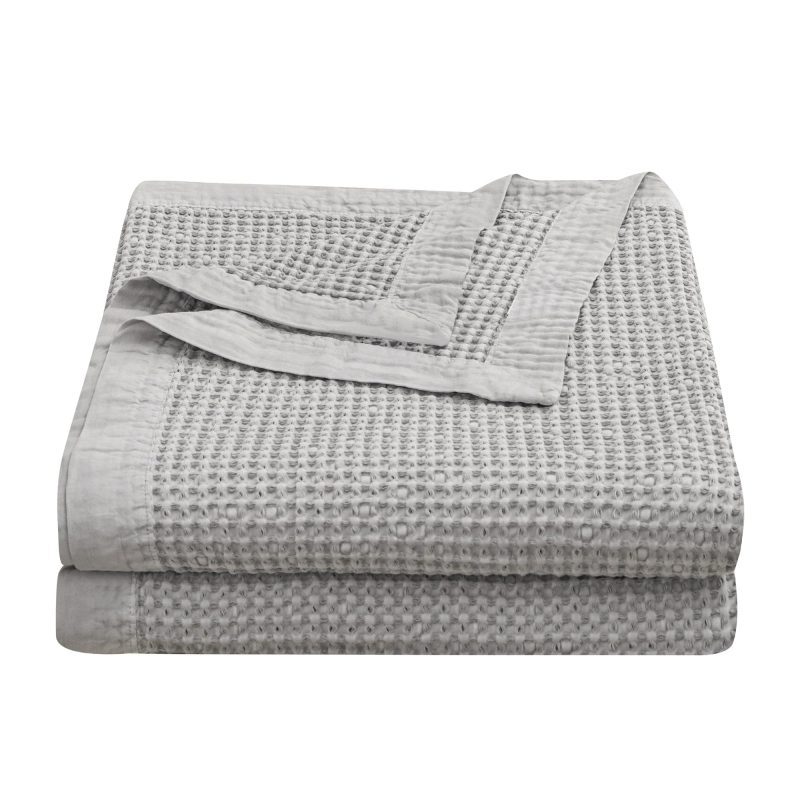 paseo road coverlet waffle weave cotton coverlet 39893103608024