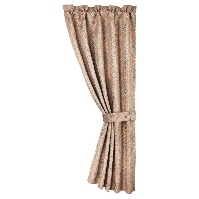 paseo road curtain sedona pale sienna rod pocket curtain panel 37486971224280