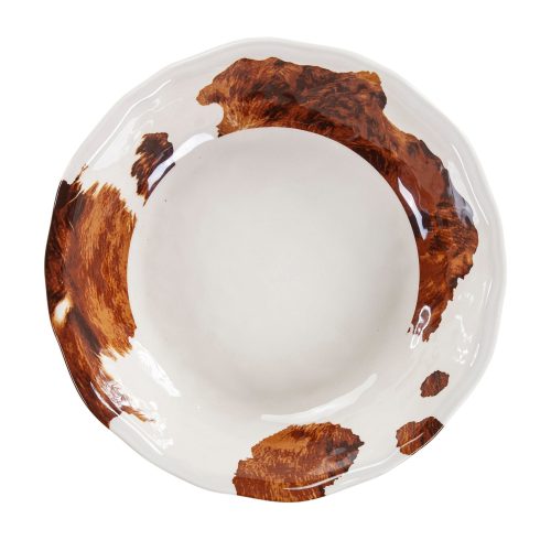 paseo road dinnerware set elsa cowhide 14pc melamine dinnerware set 40597960523992