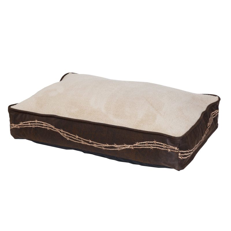 paseo road dog bed embroidered barbwire dog bed 37486487142616