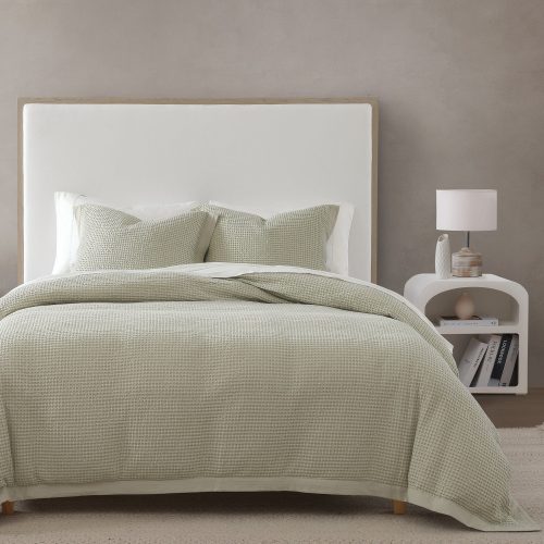 paseo road duvet cover stonewashed cotton waffle weave duvet cover 42050570059992