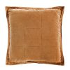 Stonewashed Cotton Canvas Euro Sham Terracotta Euro Sham