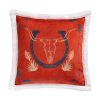 Marfa Campfire Sherpa Pillow, 6 MOQ Horseshoe