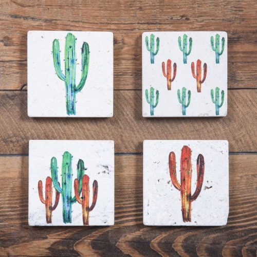 paseo road kitchen lifestyle cactus coffee mug and coaster 8pc set 37486333362392