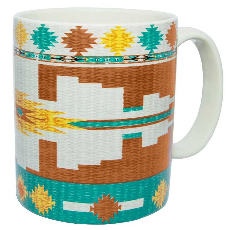 paseo road kitchen lifestyle pueblo aztec mug and cowboy sunset coaster 8pc set 37486890254552