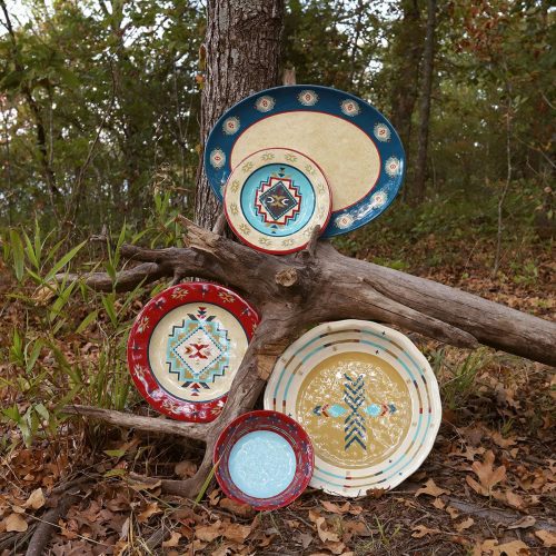 paseo road melamine dinnerware spirit valley 14pc melamine dinnerware set 38254638072024