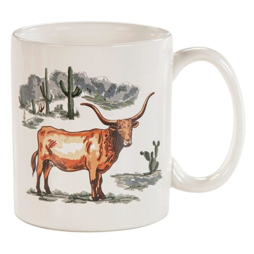 Ranch Life Longhorn Mugs, Set of 4 Duffle Bag Mug