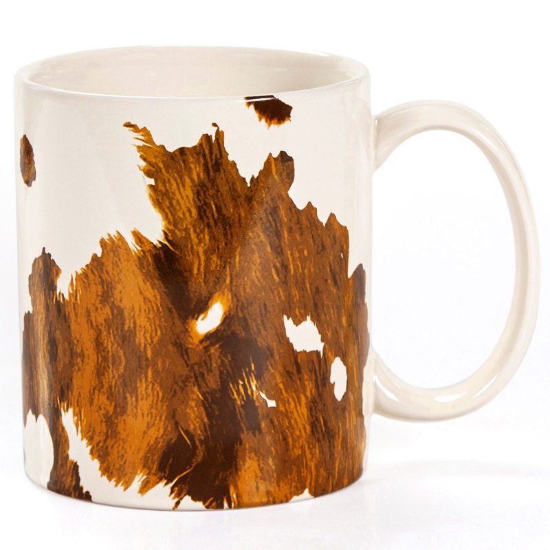 paseo road mug elsa cowhide mug brown set of 4 4 moq 39327594315992