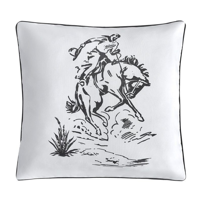 paseo road outdoor pillow ranch life bronc rider indoor outdoor pillow 38405961810136