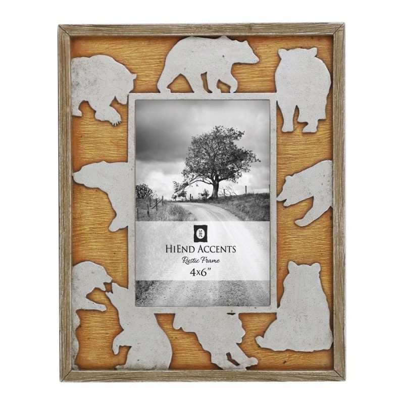 paseo road picture frame bear cutout picture frame 4x6 37486303674584