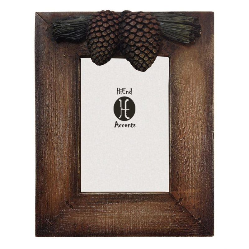 paseo road picture frame pine cone picture frame 4 x 6 37486863352024