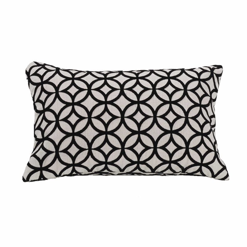 paseo road pillow augusta cut velvet lumbar pillow 10x16 37486269104344