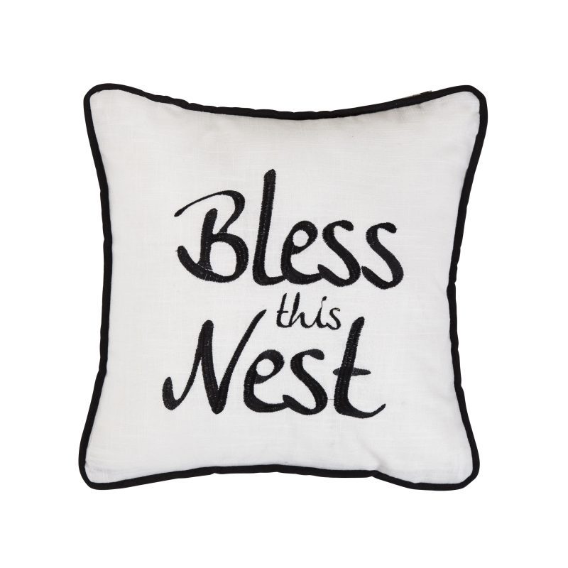 paseo road pillow bless this nest embroidery throw pillow 18x18 37486226309336