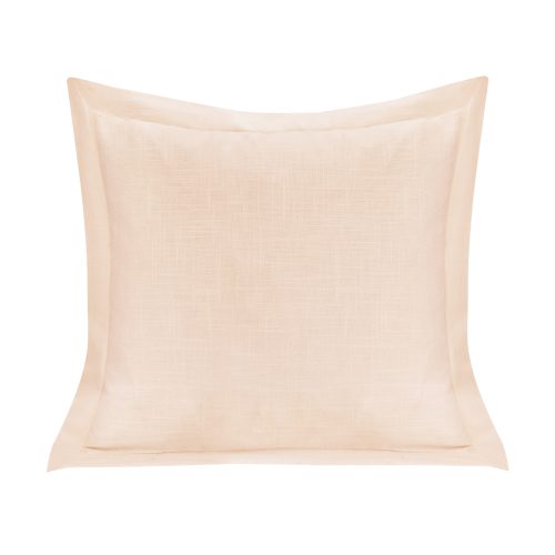 Single Flanged Washed Linen Pillow Blush Pillow