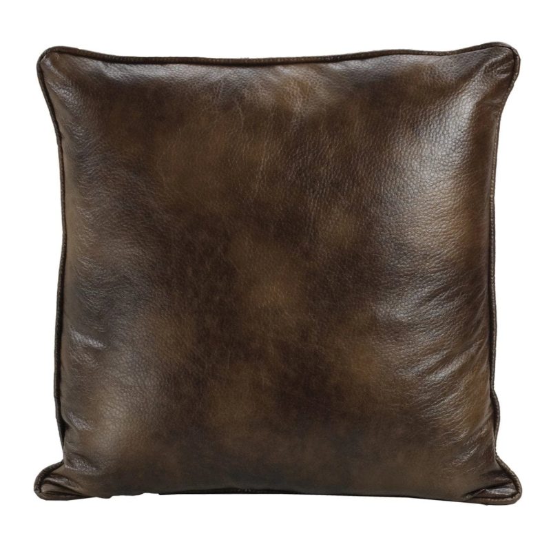 paseo road pillow brown faux euro pillow 27x27 37486326841560