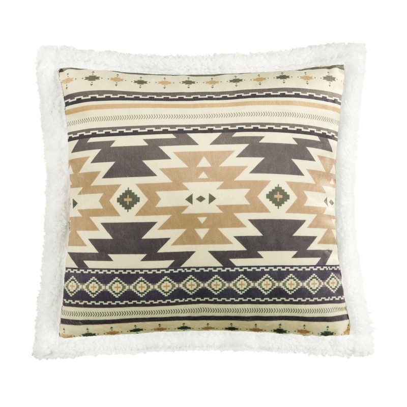 paseo road pillow desert sage campfire sherpa pillow 39581294133464