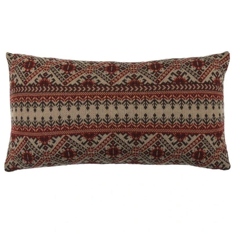 paseo road pillow fair isle knit body pillow 21x35 37486504902872