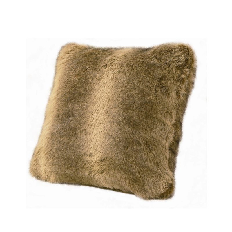 paseo road pillow faux fur wolf throw pillow 37486515618008