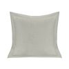 Single Flanged Washed Linen Pillow Light Gray Pillow