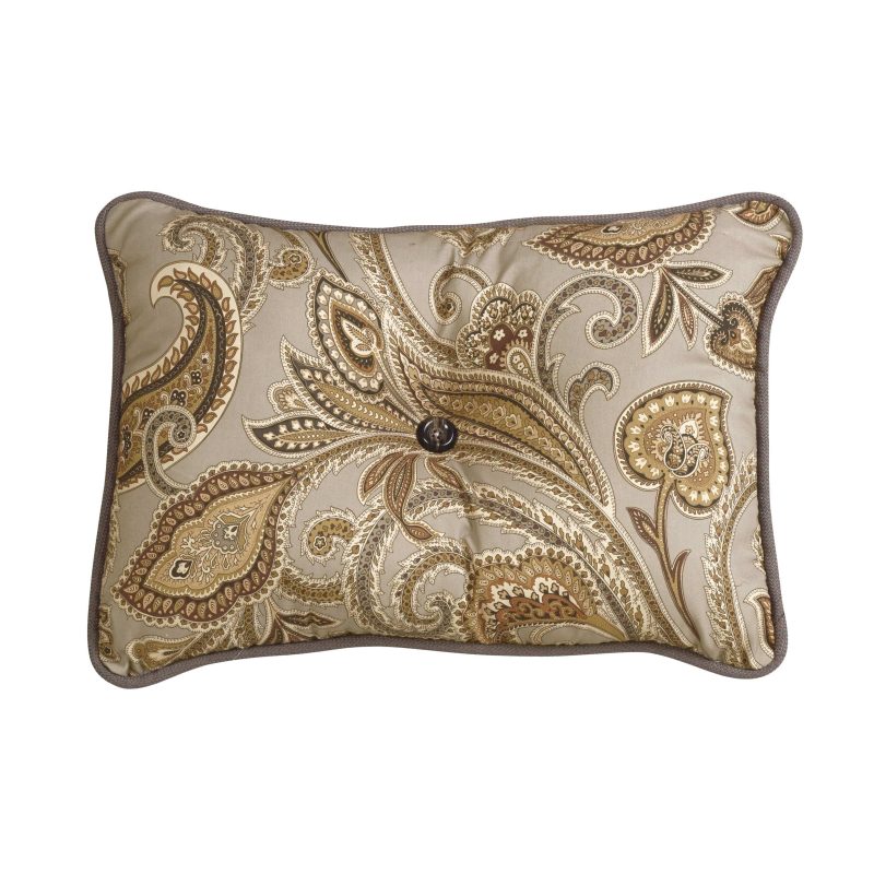 paseo road pillow piedmont paisley tufted lumbar pillow 16x21 37486848082136